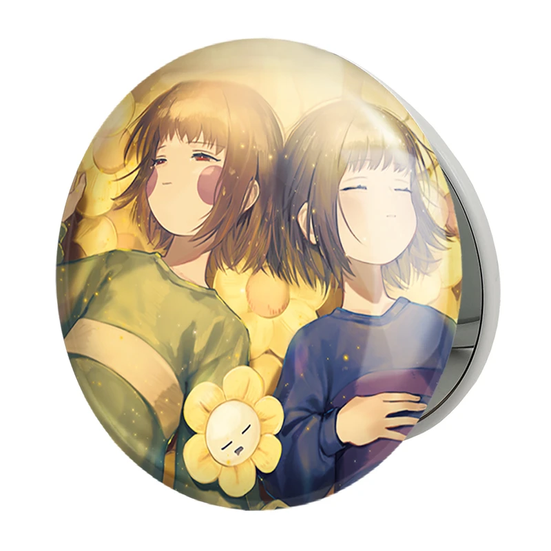 آینه جیبی خندالو طرح بازی آندرتیل (Undertale) مدل تاشو کد 31796