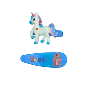 ست گیره و سنجاق مو دخترانه مدل SG1 مجموعه 2 عددی