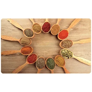 پادری مدل سه لایه طرح ادویه ای کد 1605 سایز 75x45 سانتی متر