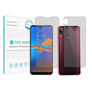 Matte Rockspace HyMTT screen protector suitable for Motorola E6 Plus mobile phone with back protector