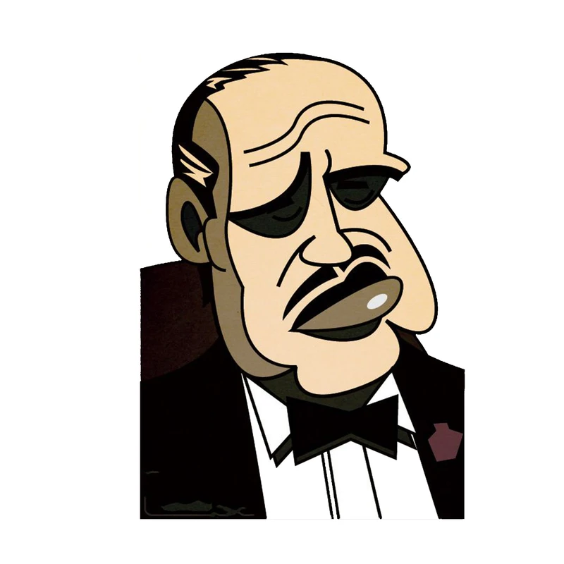 استیکر لپ تاپ و موبایل مدل سریال طرح پدر خوانده The Godfather کد 4956