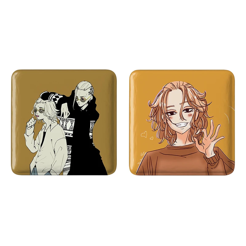 مگنت خندالو طرح مایکی انیمه توکیو ریونجرز کد 1057910583 مجموعه 2 عددی