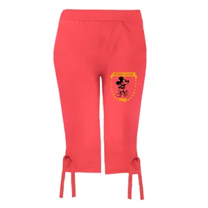 شلوارک زنانه مدل میکی رنگ صورتی