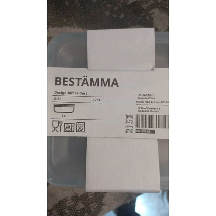 ظرف نگهدارنده ایکیا مدل BESTÄMMA