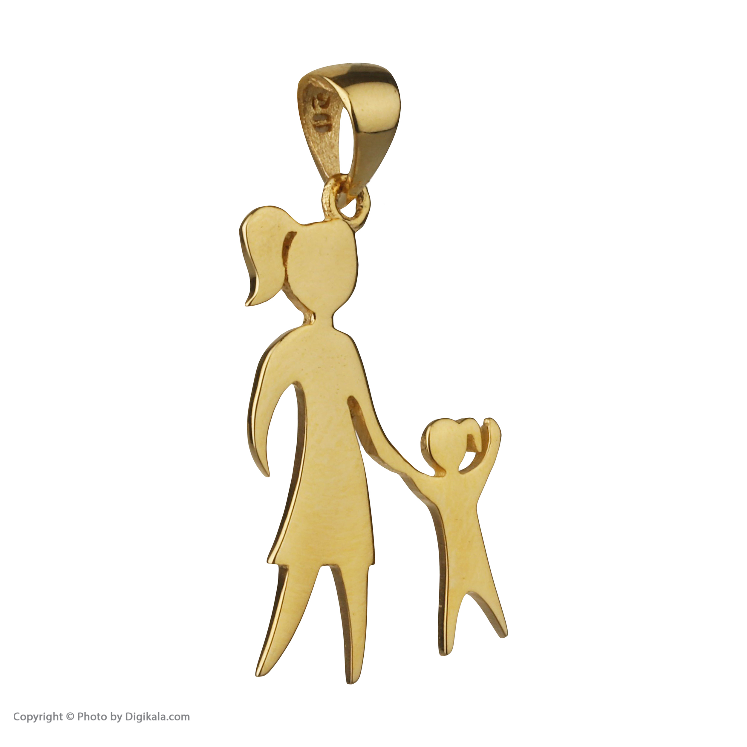 آویز گردنبند طلا 18 عیار زنانه مایا ماهک مدل MM1423 طرح مادر و بچه