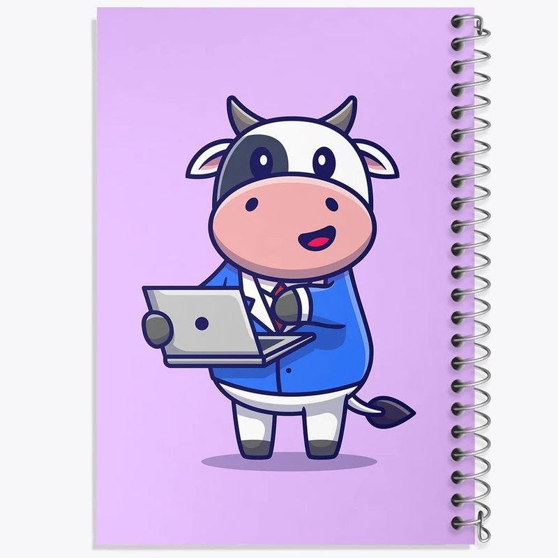 دفتر لیست خرید 50 برگ خندالو طرح گاو کد 7027