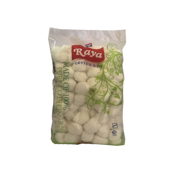 پنبه آرایشی مدل پنبه آرایشی رایا مدل S20 وزن ۱۰۰ گرم مجموعه 20 عددی