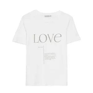 تی شرت آستین کوتاه زنانه ال سی وایکیکی مدل Love S2J319Z8