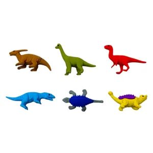 پاک کن مدل دایناسور بیگ بسته 6 عددی