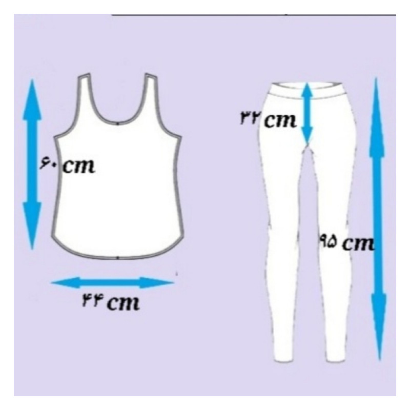 ست تاپ و شلوار زنانه مدل TS-2ZS
