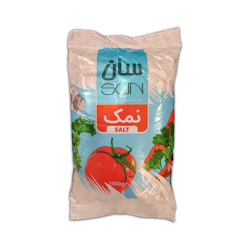 نمک یددار تصفیه شده تبلور مجدد سان - 1000 گرم
