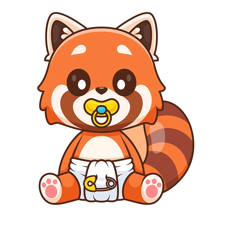 استیکر پارچه و لباس پاد آفرین مدل کارتونی بچگانه کیوت بامزه کد S3886