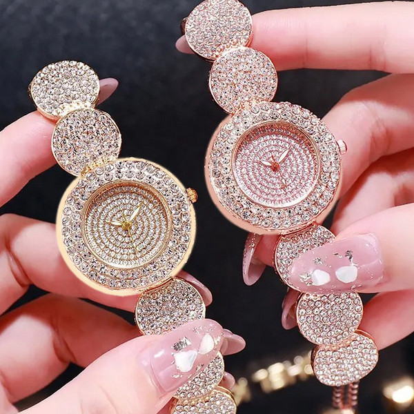 ساعت مچی عقربه ای زنانه مدل لاکچری کد 01 ساعت مچی عقربه ای زنانه مدل لاکچری کد 01