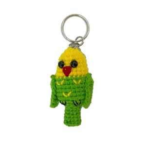 سرکلیدی بافتنی طرح طوطی 