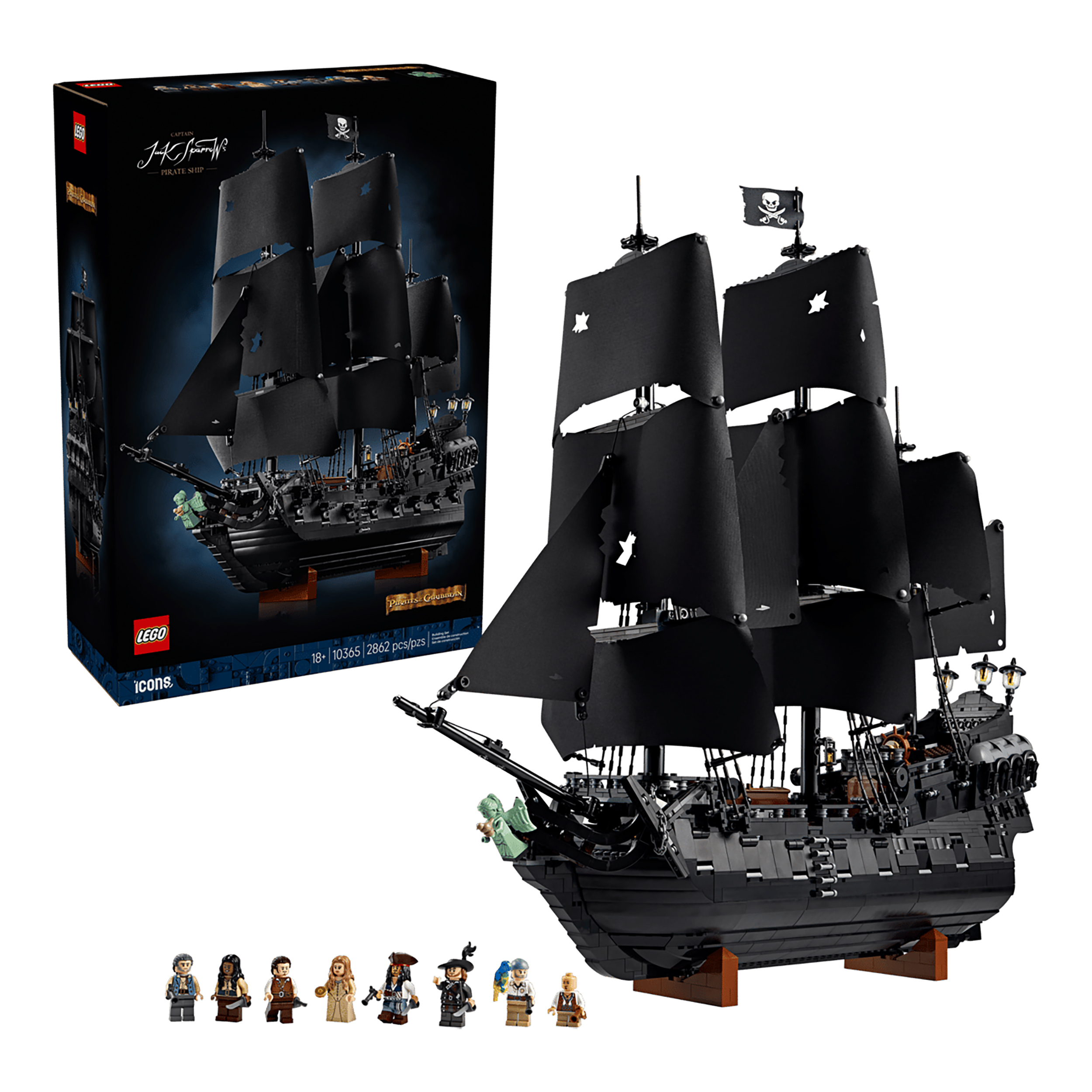 لگو 2862 تکه سری Icons مدل Captain Jack Sparrow's Pirate Ship کد 10365