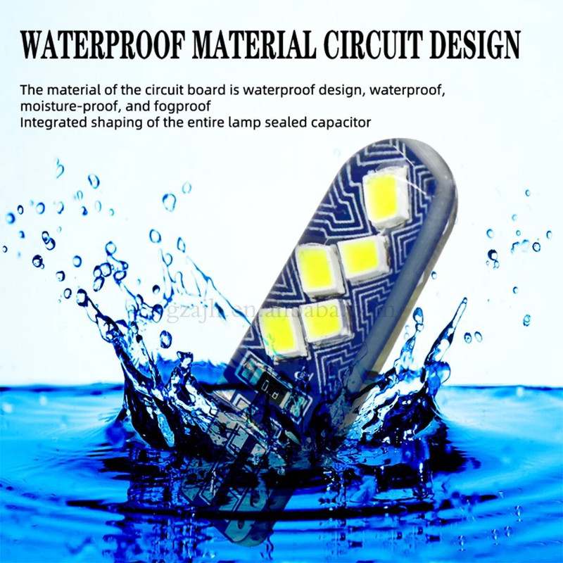 لامپ سکن خودرو اچ اف دی مدل 10SMD بسته دو عددی