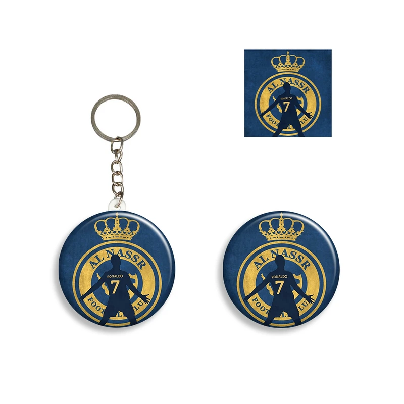 پیکسل مدل رونالدو در النصر طرح Cristiano Ronaldo کد A2 به همراه جاکلیدی و استیکر