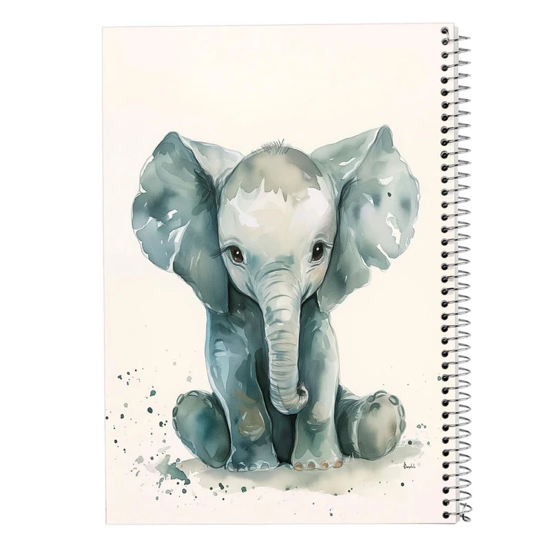 دفتر ژورنال نویسی 50 برگ مدوپد مدل نقطه ای طرح موجودات فانتزی کد DF16836