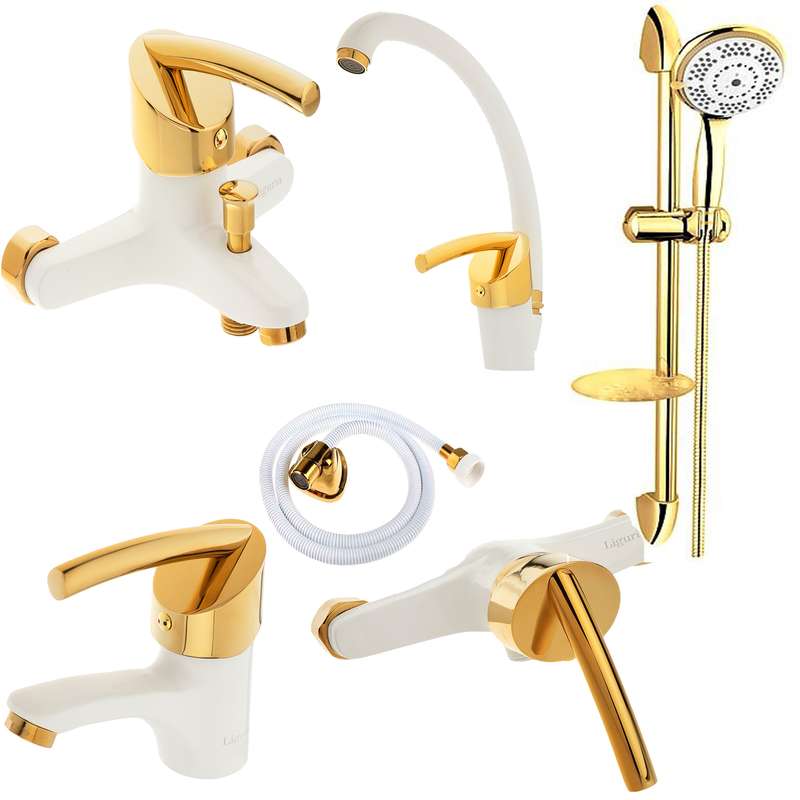  ست شیرآلات لیگوریا مدل 1122 مجموعه 6 عددی