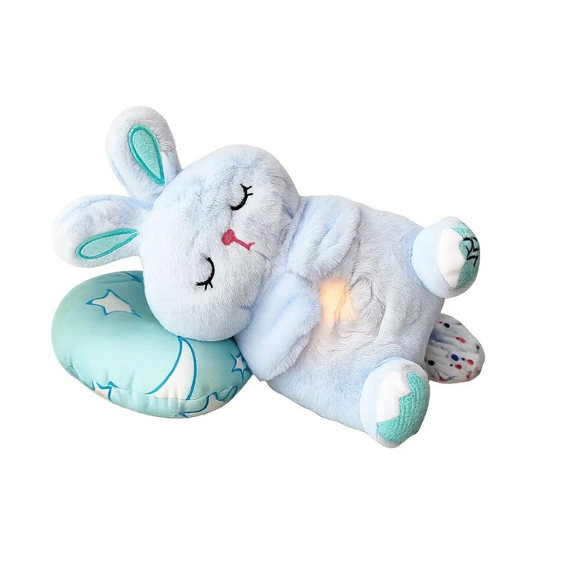 عروسک مدل پولیشی خرگوش زنده نفس کش ارتفاع 30 سانتی متر