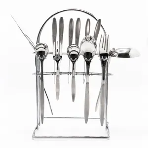  سرویس قاشق و چنگال 51 پارچه برگامو کد 606S