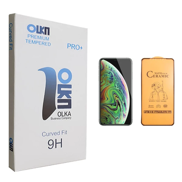محافظ صفحه نمایش سرامیکی الکا مدل +PRO مناسب برای گوشی موبایل اپل iPhone XS Max