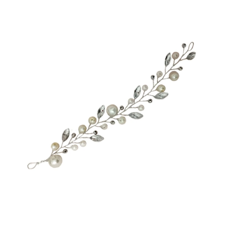 ریسه مو زنانه مدل مرواریدی درشت کد 90