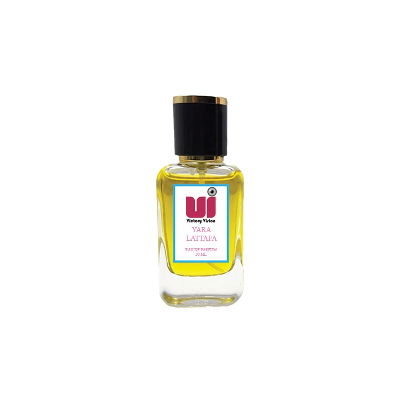 عطر جیبی زنانه ویکتوری ویژن مدل Lattafa Yara با رایحه شیرین و شرقی حجم 30 میلی‌لیتر