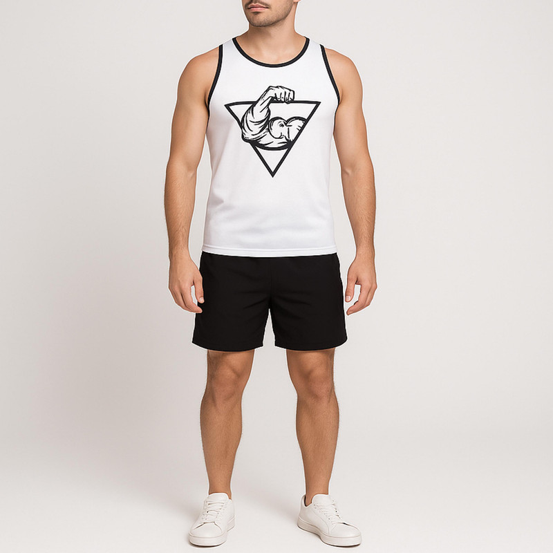 ست تاپ و شلوارک مردانه اولسون مدل بدنسازی 