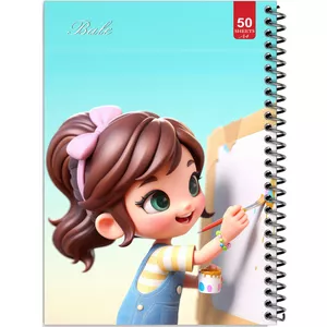 دفتر نقاشی 50 برگ انتشارات بله طرح دخترانه کد A4-L532