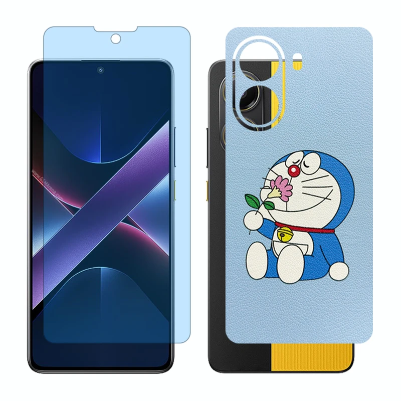 محافظ صفحه نمایش مات آنتی بلو گلس مدل Together مناسب برای گوشی موبایل شیائومی Poco X7 Pro به همراه برچسب پوششی پشت گوشی