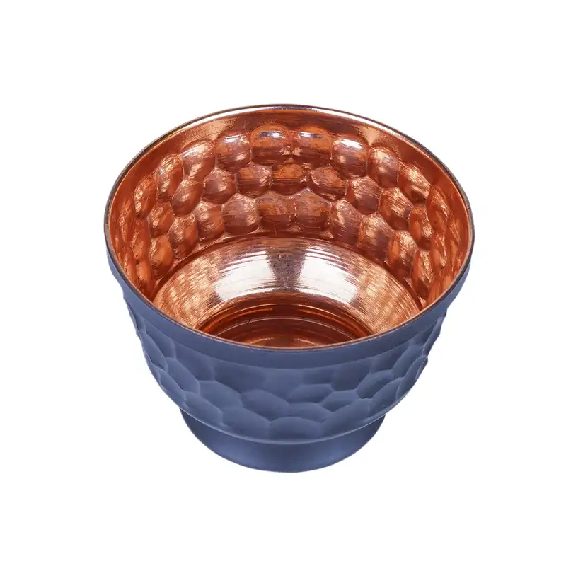 پیاله مسی مدل پایه دار مدرن