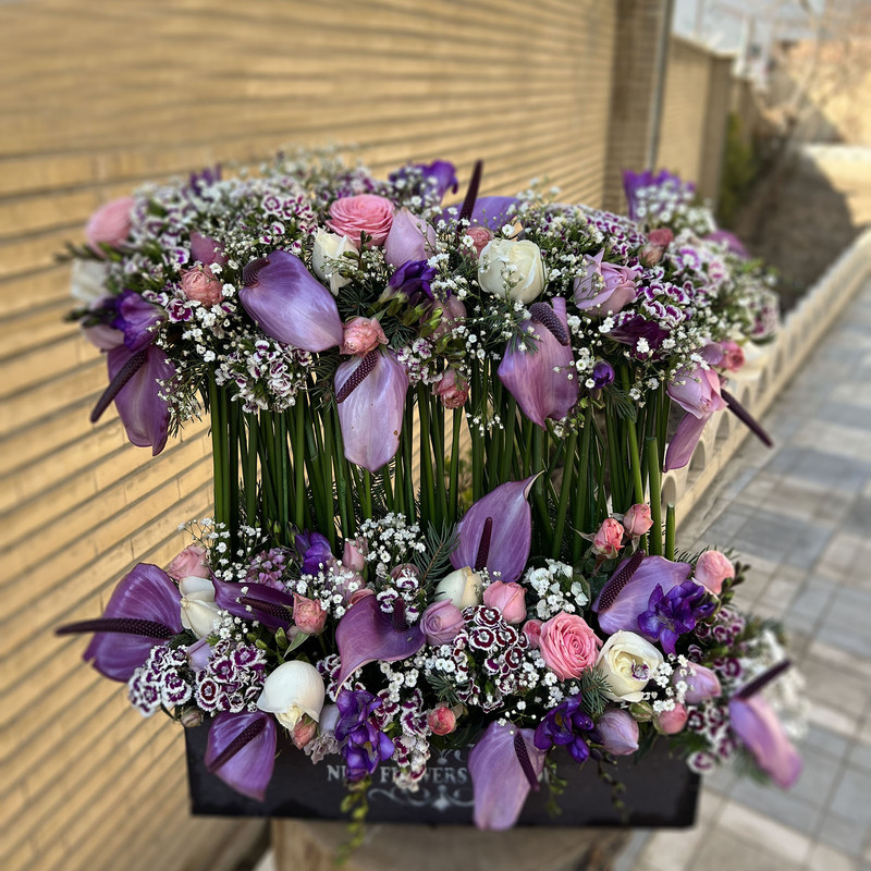 سبد گل مدل m008