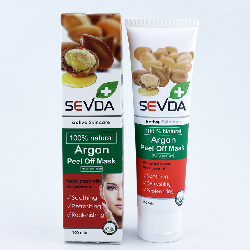 ماسک صورت سودا مدل خیار و آرگان حجم 100 میلی لیتر مجموعه 2 عددی
