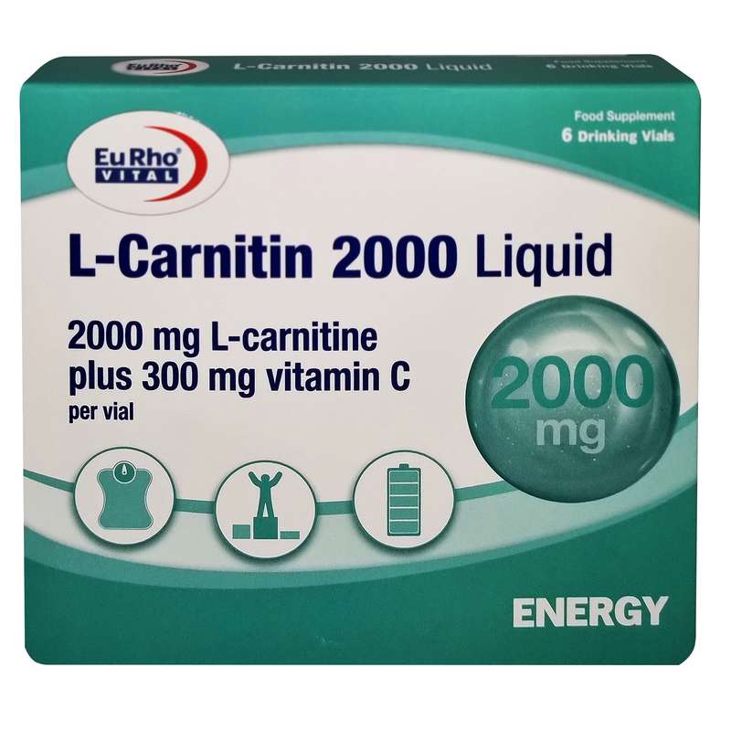 ویال ال کارنیتین یوروویتال - 2000 میلی گرم بسته 6 عددی ویال ال کارنیتین یوروویتال - 2000 میلی گرم بسته 6 عددی