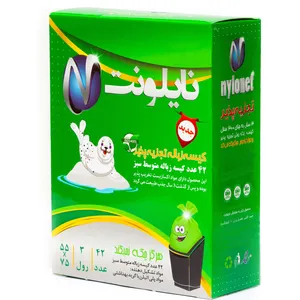 کیسه زباله نایلونت مدل Dz101v بسته ۴۲ عددی