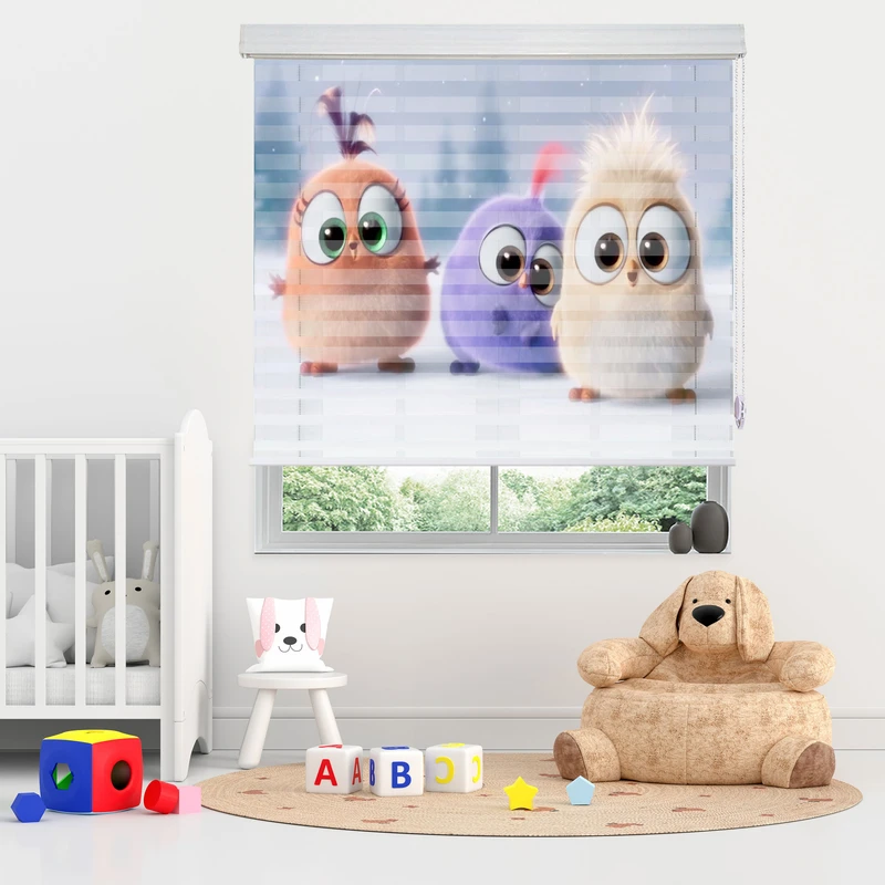 پرده زبرا زیو مدل K-3139 سایز 200x200 سانتی متر