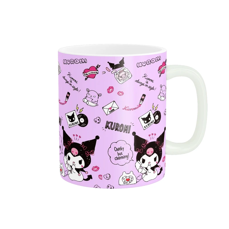 ماگ پادآفرین مدل کارتون کرومی و مای ملودی Kuromi کد PM3014