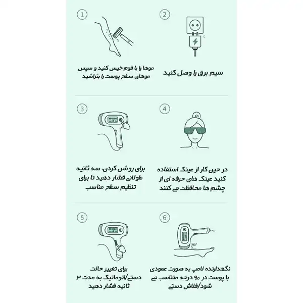 لیزر موهای زائد مدل JZC-T04