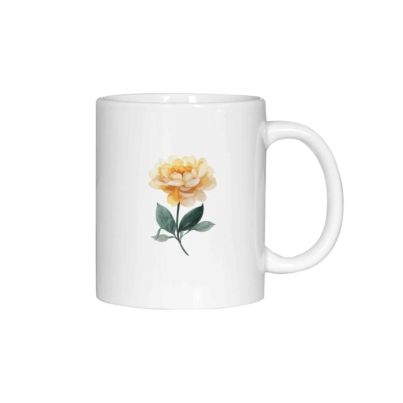 ماگ ژالینو طرح گل کد 001