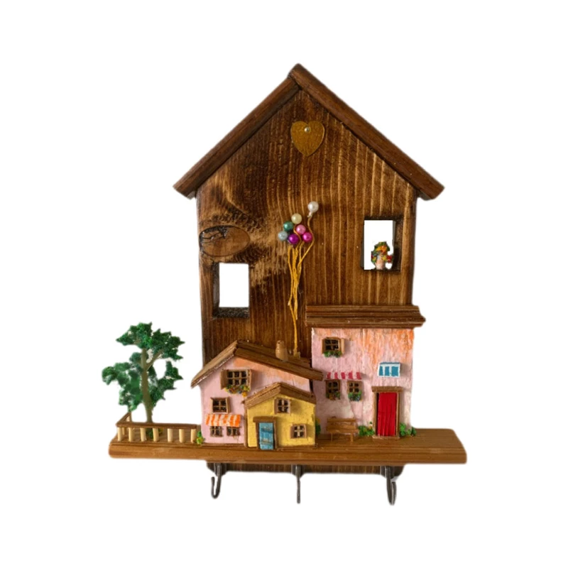 جا کلیدی دیواری چوبی مدل KKM-1404-36