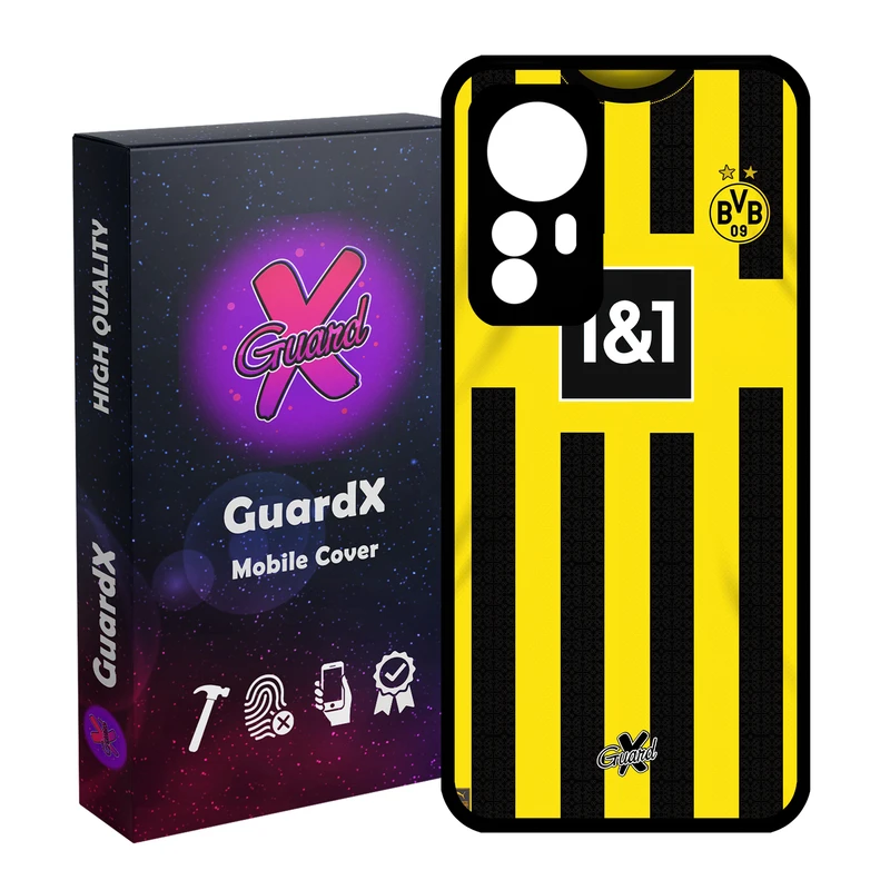 کاور گارد ایکس طرح دورتموند مدل Glass10466 مناسب برای گوشی موبایل شیائومی Redmi Note 12S