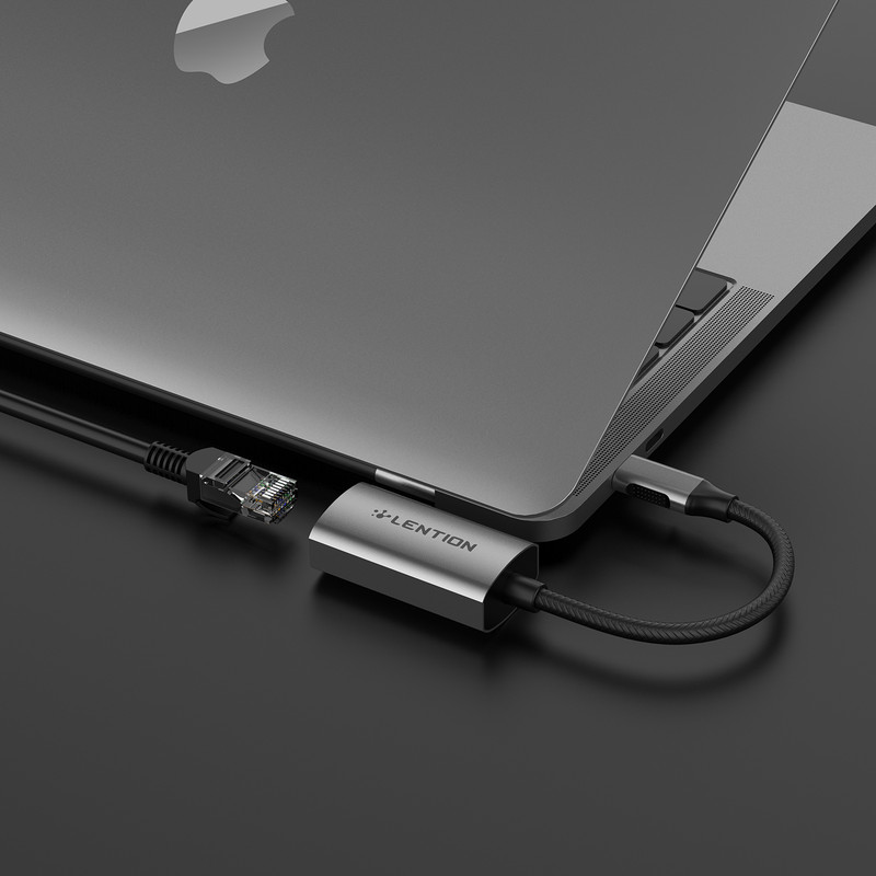 مبدل USB-C به RJ45 لنشن مدل CU604E 2