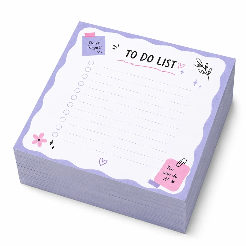 کاغذ یادداشت مدل To Do List سایز 10x10 سانتی متر بسته 500 عددی