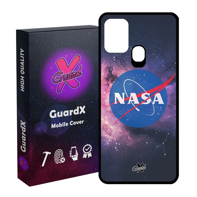 کاور گارد ایکس طرح Nasa مدل Glass10012 مناسب برای گوشی موبایل سامسونگ Galaxy M31 / M31 Prime / F41