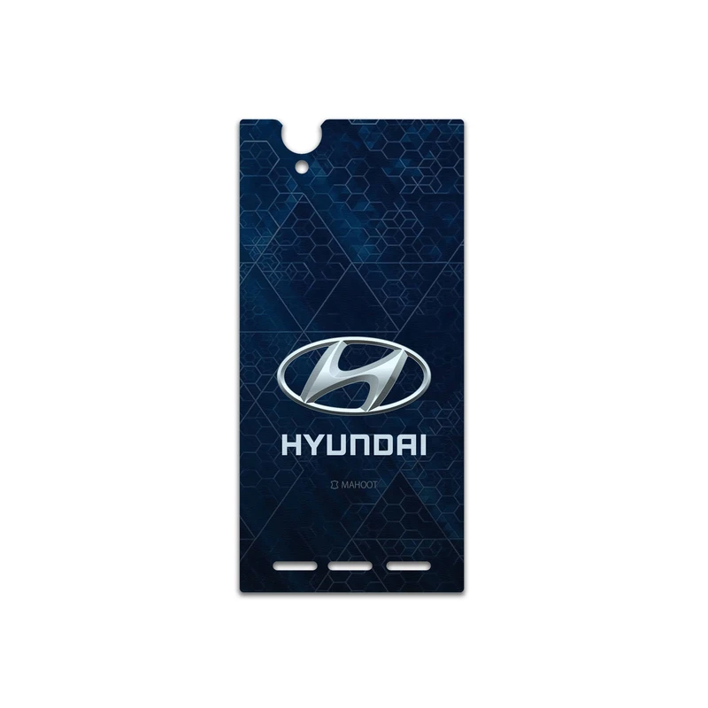 برچسب پوششی ماهوت مدل Hyundai مناسب برای گوشی موبایل سونی Xperia T2 Ultra