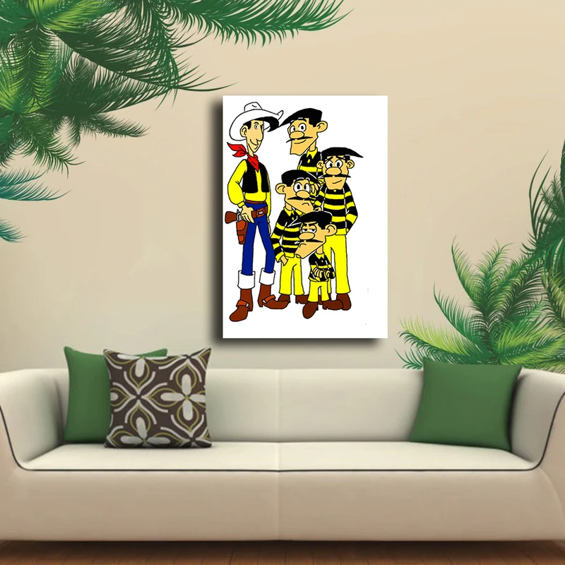 تابلو شاسی کودک مدل لوک خوش شانس کد 35