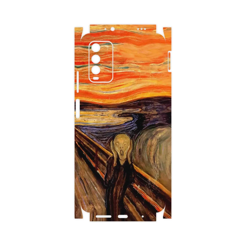 برچسب پوششی ماهوت مدل The Scream of Munch-FullSkin مناسب برای گوشی موبایل شیائومی Redmi Note 9 4G