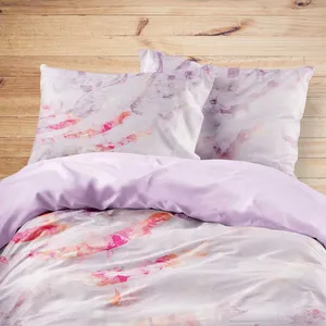 سرویس خواب مدوپد طرح سرگل طلایی مدل mod00007 یک نفره 4 تکه