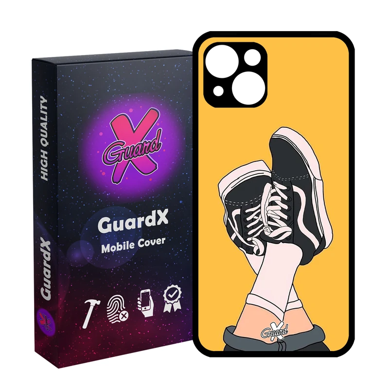 کاور گارد ایکس طرح Shoes مدل Glass10051 مناسب برای گوشی موبایل اپل iPhone 13